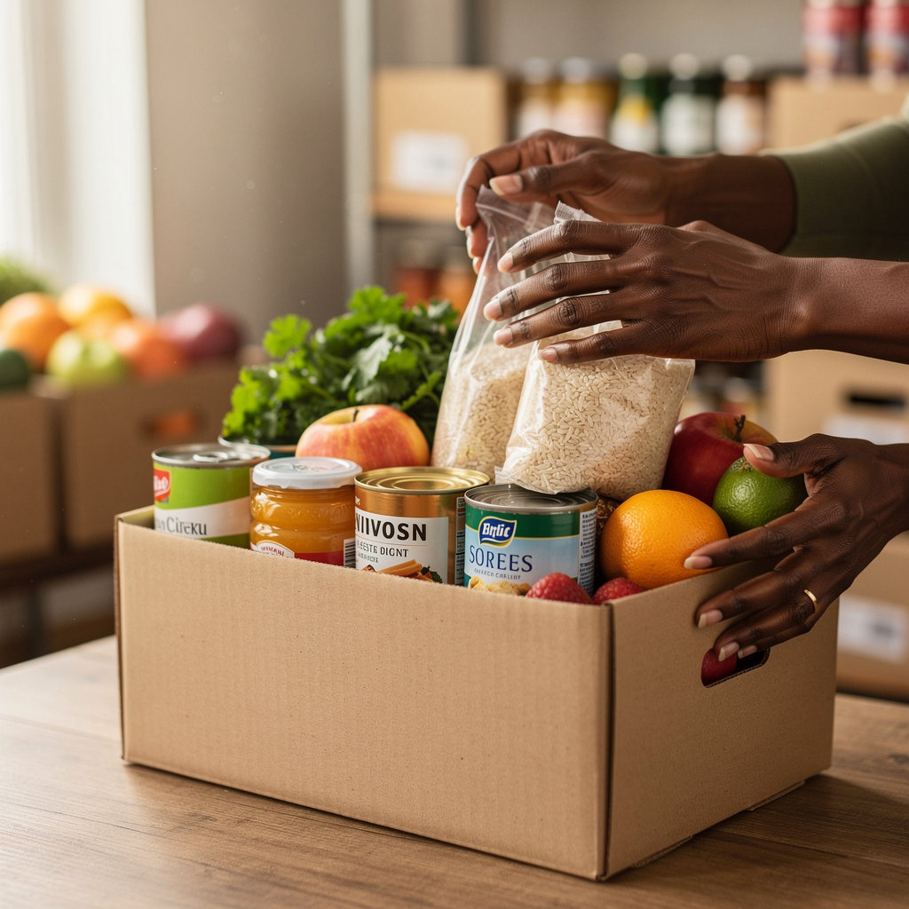 Macedonia Missionary Baptist Church SD community food pantry serving San Diego residents with fresh groceries